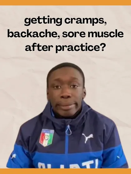 Getting cramps, backaches, or sore muscles after practice? This meme is a funny reminder of the one simple thing you might be forgetting.