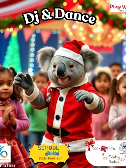 Get ready to dance! Our Christmas Wonderland will have a DJ spinning festive tunes to get the whole family grooving. Look at our mascot getting in on the fun!