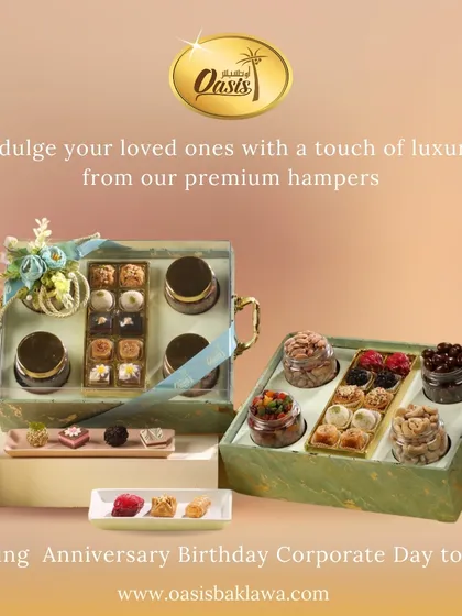 Indulge your loved ones with a touch of luxury from our premium hampers. Here are two different styles, showing the versatility in our packaging and arrangements.