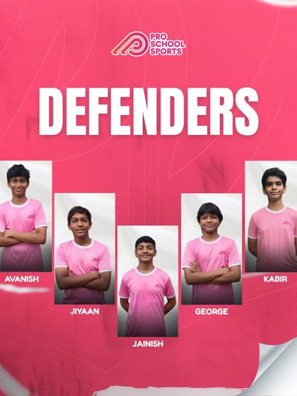 Meet the defenders of our TYL Under-15 squad. They are fearless and ready to challenge every limit.