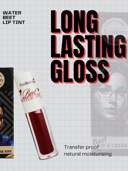 My Water Beet Lip Tint provides a long-lasting gloss that is transfer-proof and naturally moisturizing. It's a key part of a minimalist skincare routine.