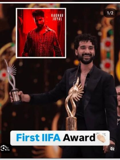 Another post celebrating Raghav Juyal's first IIFA award. We are incredibly proud of his achievements and hard work.