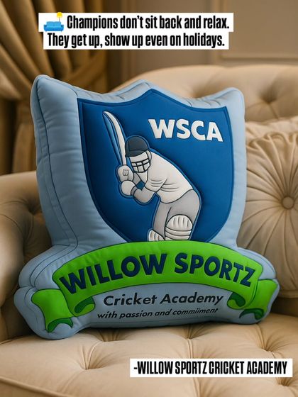 "Champions don't sit back and relax." This motivational post reminds our players that dedication means showing up even on holidays.