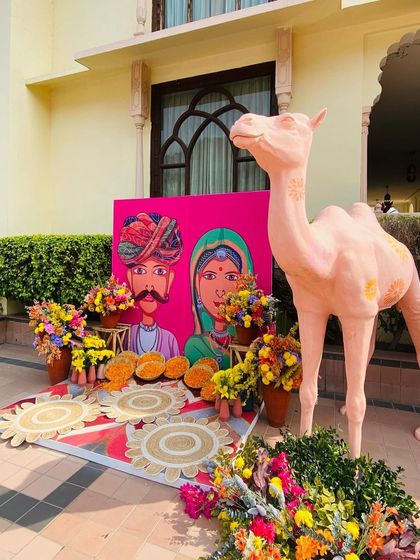 Decor by Aditya - Event Design & Decoration Vibrant Haldi & Mehendi Ceremonies photo 80