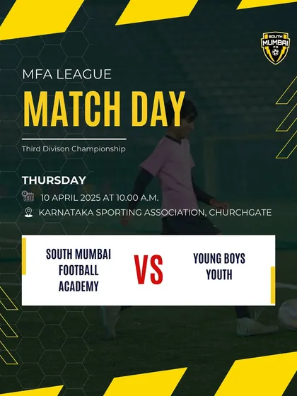 Another example of our match day fixture graphic for the Third Division Championship. We ensure our players, and supporters, are always ready for the next challenge.