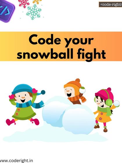 Let's code an indoor snowball fight! This fun, imaginative activity is a great way to teach coding concepts without any screens, perfect for a rainy day.