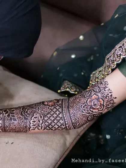 The concentration it takes to create these intricate patterns.
