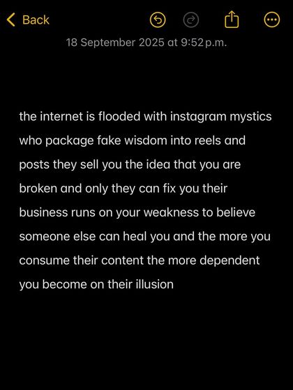 The internet is flooded with Instagram mystics who package fake wisdom into reels. Their business runs on your weakness and your belief that someone else can heal you.