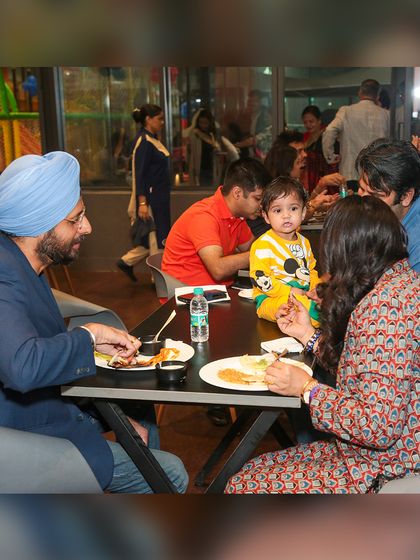 I ensure that adults have a comfortable and enjoyable experience too. Parents and guests can relax and dine while the kids play in the supervised fun zone.