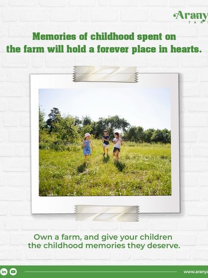 Memories of a childhood spent on the farm hold a forever place in our hearts. Own a farm and give your children the kind of childhood memories they deserve.
