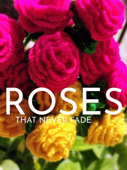Roses that never fade. This is the promise of my crochet bouquets, a gift that serves as a permanent reminder of a special day.