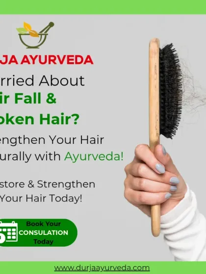 If you are worried about hair fall and breakage, Ayurveda offers natural solutions. We focus on strengthening your hair from the roots and nourishing the scalp to restore its health and shine.