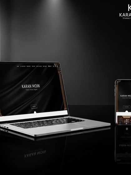 An announcement of my digital atelier. The website is designed to bring the bespoke experience online, with rooms crafted in a timeless, elegant, and minimalist style.