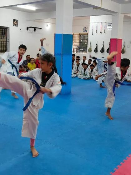 CTA Taekwondo & Fitness Clubs - Taekwondo for Kids & Teenagers Dynamic Kicking & Sparring Drills photo 53