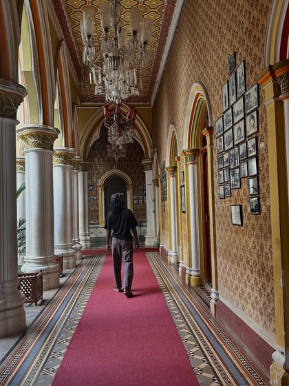 Walking through the halls of the Mysore Palace. The history and grandeur of these places leave a trace of awareness behind, a feeling of presence that lingers long after you have left.