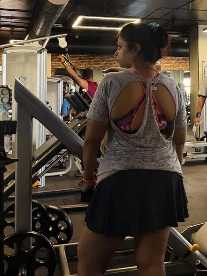 Here's a glimpse from a back workout session. We can focus on specific areas like the back, legs, or chest to build strength exactly where you want it.