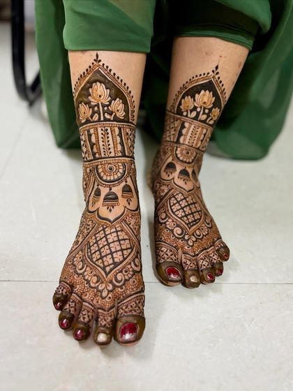 Mitali - Bridal Mehendi Bridal Feet Mehendi photo 5