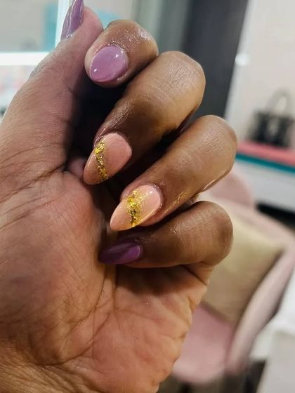 The sweetest client got her birthday nails done with me as a surprise from her best friend. The happiness on her face was the best end to a long Sunday.