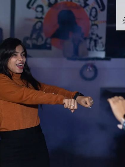 A guest dancing with a huge smile. This is the kind of happiness I aim to create every night.