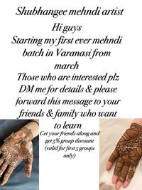 Mehndi Classes