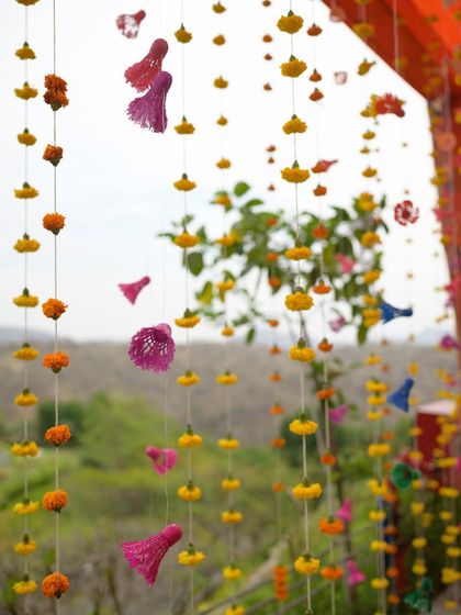 Vibrant Haldi & Mehendi Celebrations photo 74