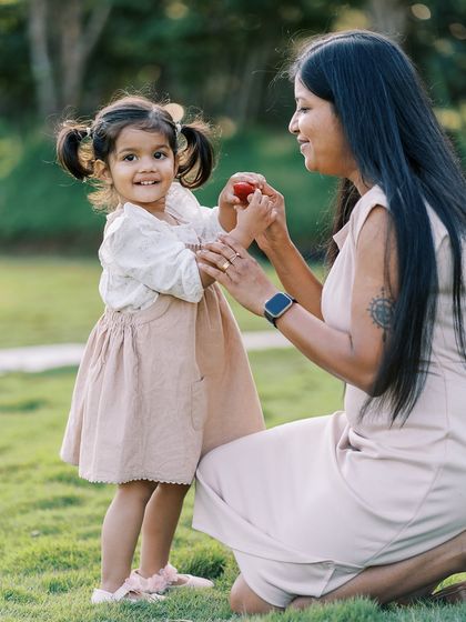 A mother and daughter during a second birthday shoot. It's wonderful to see families return year after year.