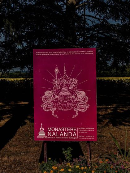 The entrance to the Nalanda Monastery, where we held our 10-day silent retreat. The setting itself, surrounded by nature and dedicated to practice, creates a container for deep introspection. Just arriving here feels like a step away from the noise of the world and a step toward inner stillness.