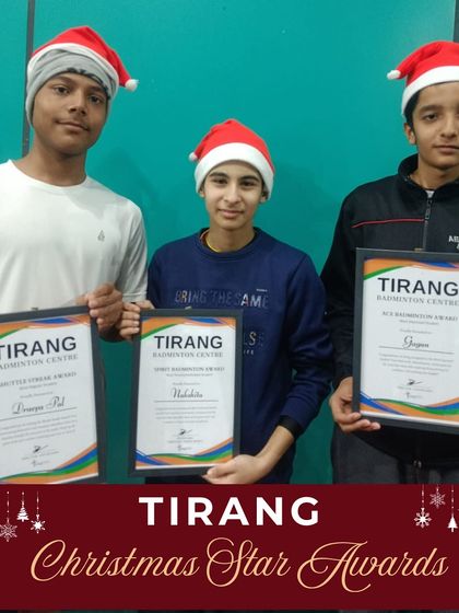 Recognizing our students' dedication with the Tirang Christmas Star Awards for categories like 'Most Improved' and 'Most Sincere'.