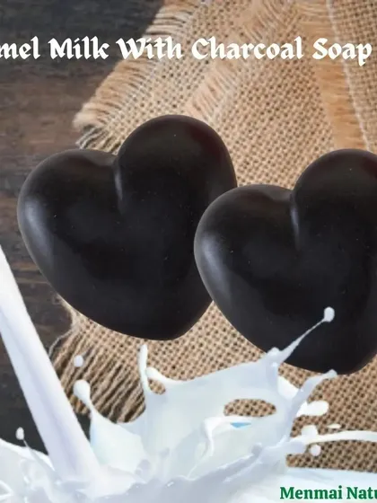 My Camel Milk with Charcoal Soap is a customer favorite for deep cleansing. The activated charcoal helps draw out impurities from pores, making it great for oily and acne-prone skin, while the camel milk ensures your skin stays soft and nourished.