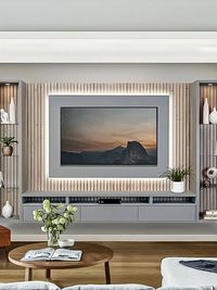 Living Room & Entertainment Unit Design
