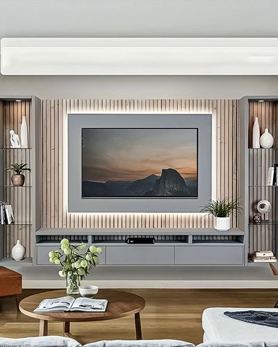 Living Room & Entertainment Unit Design