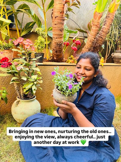 Just another day at work, bringing in new plants and nurturing the old ones. I think it’s all the serotonin from touching the soil and working with amazing people that keeps us so cheerful. This is what we love to do.
