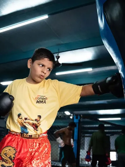 It’s never too early to build confidence and discipline. This young warrior is learning focus and power, essential life skills that go far beyond the gym. Our kids' programs are designed to be fun, engaging, and empowering.