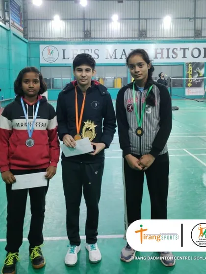 The top three finishers in a youth category, showcasing the competitive talent at my academy.