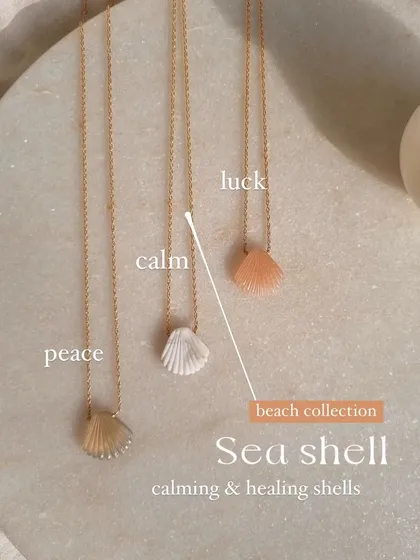 Inspired by the ocean, my seashell collection is for finding peace and calm. This video showcases pendants made from Howlite and Moonstone, each carrying the soothing, healing energy of the sea.
