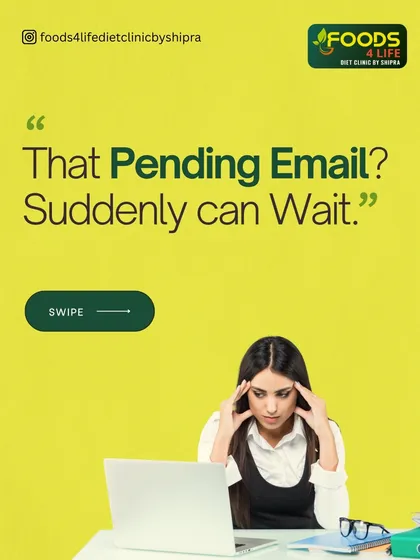 That pending email can suddenly wait when your health is at stake. We often prioritize work over our well-being, but a health crisis puts everything into perspective.
