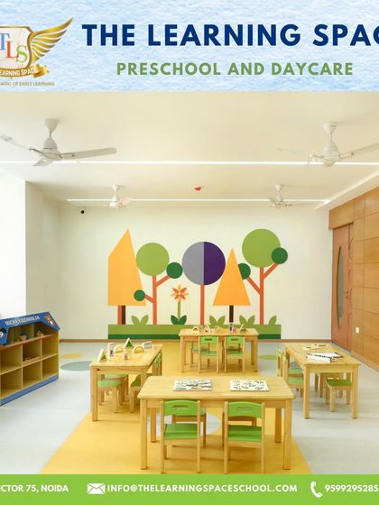 The layout of our classrooms promotes both individual focus and group collaboration. With distinct areas for different activities, children can move freely and engage in various forms of play-based learning.