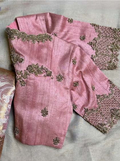 Blouse House by Mahitha Prasad - Custom Blouse Design & Embroidery A Closer Look: The Art of Embroidery photo 43