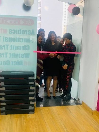 The ribbon-cutting ceremony at our Sector 110 studio. A proud moment for all of us.