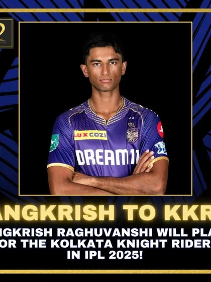 A monumental achievement for our academy graduate, Angkrish Raghuvanshi, who will once again play for the Kolkata Knight Riders in IPL 2025 after being bought for 3 Cr. We build players for the biggest stage.