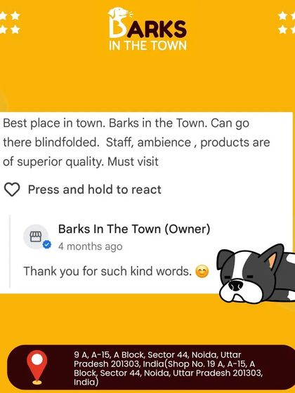 "Best place in town. Can go there blindfolded." This is the kind of trust we work hard to earn every day through our staff, ambiance, and superior quality products.