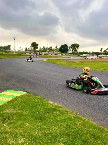 The chicanes on our track are hard to resist, especially when you're in a nimble and powerful Rotax kart. Come see if you can master them.