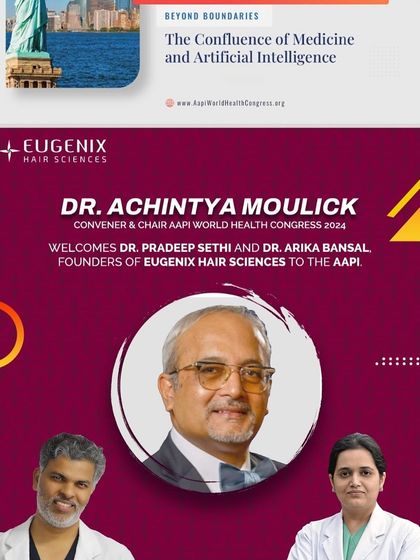 An invitation for Dr. Arika Bansal and me to speak at the AAPI World Health Congress in the USA. It is an honor to be recognized by this prestigious organization of physicians.