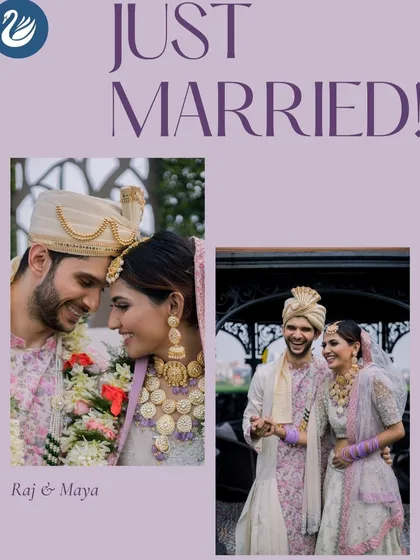 Celebrating Raj and Maya, another wonderful couple who began their journey with us. Seeing our clients find their perfect match and start their new life together is the greatest reward of my work.
