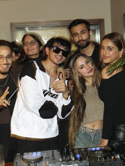 A photo from a coffee shop get-together I hosted in Jaipur. It was a great way to connect with local fans and artists in a casual setting.