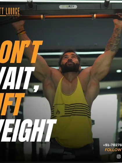 Don't wait, lift weight. This is our motto for anyone looking to start their transformation. Action is the first step to results.