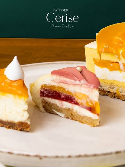 Slices of my most popular fruit desserts, ready to bring a smile to your face.