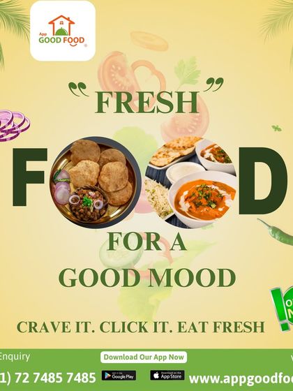 Fresh food for a good mood. Crave it, click it, eat fresh. Our meals are made with fresh ingredients to lift your spirits.
