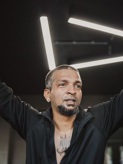 A fighter celebrates a good round, showing the joy and release that comes from pushing your limits.