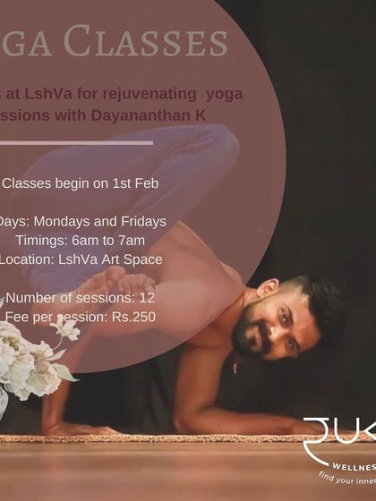 I am thrilled to offer rejuvenating yoga sessions at LshVa Art Space. These classes focus on building strength and flexibility through asana, and finding stillness through pranayama and meditation.
